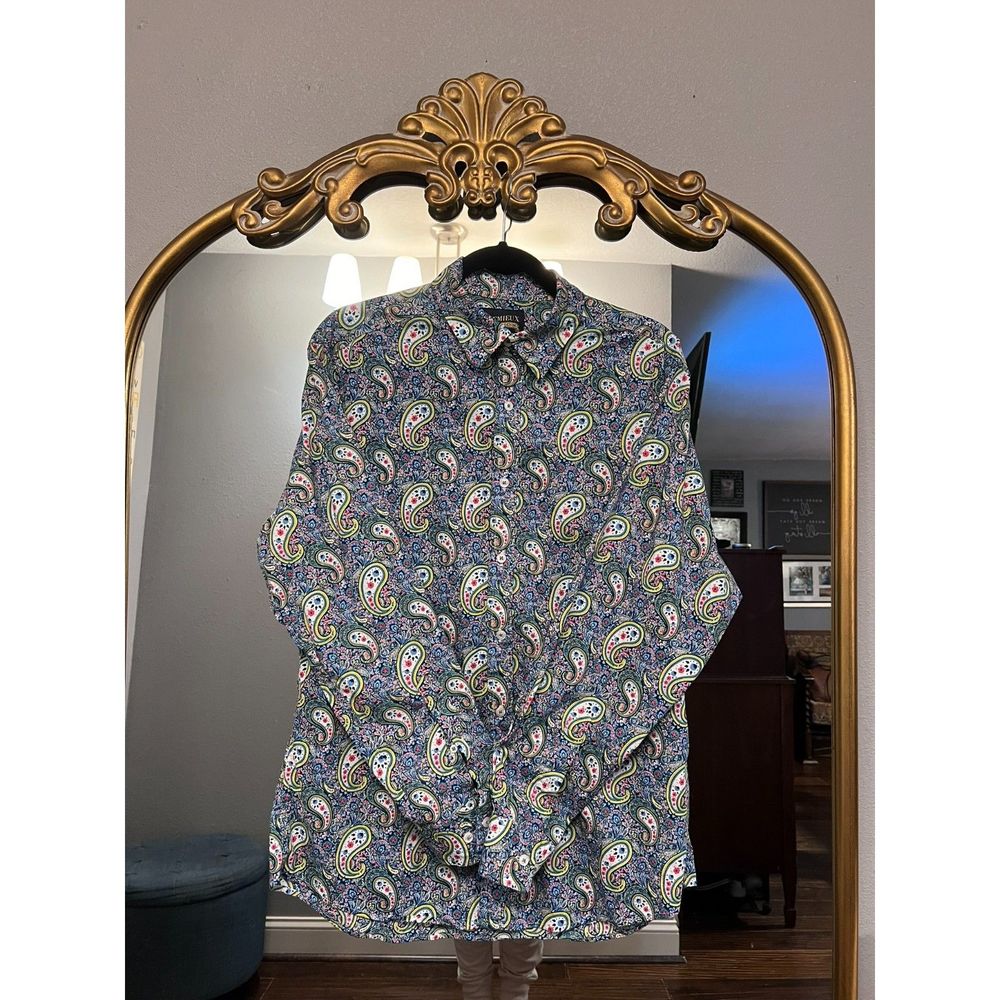 Vintage 90s Y2K Cremieux Paisley Button Down Shirt